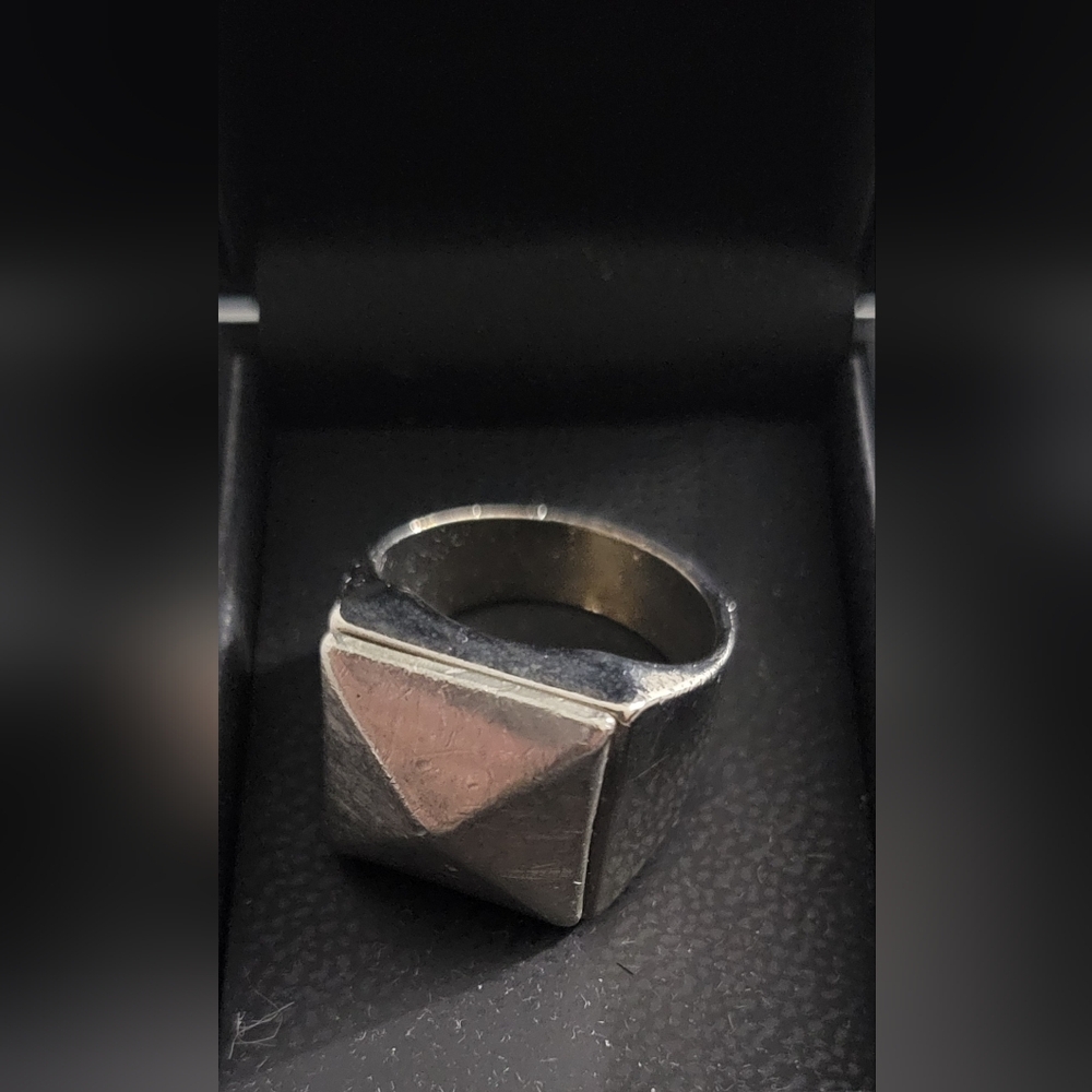Stainless steel pinky ring